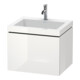 Duravit Waschtischunterschrank c-bonded L-Cube 60 x48cm, 1 HL, we. hgl, 1 Ausz., wandhängend-1