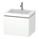 Duravit Waschtischunterschrank c-bonded L-Cube 60 x48cm, 1 HL, we. matt, 1 Ausz., wandhängend-1