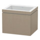 Duravit Waschtischunterschrank c-bonded L-Cube 60x48cm, o. Hahnl., lei, 1 Ausz., wandhängend-1