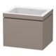Duravit Waschtischunterschrank c-bonded L-Cube 60x48cm, o HL, bas. ma, 1 Ausz., wandhängend-1