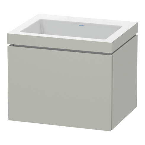 Duravit Waschtischunterschrank c-bonded L-Cube 60x48cm, o HL, bg ma, 1 Ausz., wandhängend