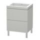 Duravit Waschtischunterschrank c-bonded L-Cube 60x48cm, o HL, bg ma, 2 Ausz., steh.-1