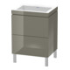 Duravit Waschtischunterschrank c-bonded L-Cube 60x48cm, o HL, f Gr hgl, 2 Ausz., steh.-1