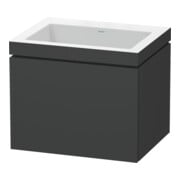 Duravit Waschtischunterschrank c-bonded L-Cube 60x48cm, o HL, graph ma, 1 Ausz., wandhängend-1