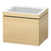 Duravit Waschtischunterschrank c-bonded L-Cube 60x48cm, o HL, med. Ei, 1 Ausz., wandhängend