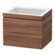 Duravit Waschtischunterschrank c-bonded L-Cube 60x48cm, o HL, N Nat, 2 Schub., wandhängend-1