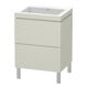 Duravit Waschtischunterschrank c-bonded L-Cube 60x48cm, o HL, Tau ma, 2 Ausz., steh.-1