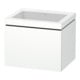 Duravit Waschtischunterschrank c-bonded L-Cube 60x48cm, o HL, we. ma, 1 Ausz., wandhängend-1