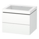 Duravit Waschtischunterschrank c-bonded L-Cube 60x48cm, o HL, we. ma, 2 Schub., wandhängend-1