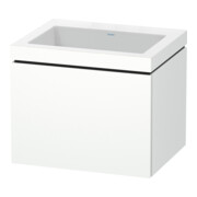 Duravit Waschtischunterschrank c-bonded L-Cube 60x48cm, o HL, we. matt, 1 Ausz., wandhängend