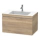 Duravit Waschtischunterschrank c-bonded L-Cube 80x48cm, 1 HL, Ei marm., 1 Ausz., wandhängend-1
