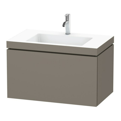 Duravit Waschtischunterschrank c-bonded L-Cube 80x48cm, 1 HL, f G m, 1 Ausz., wandhängend