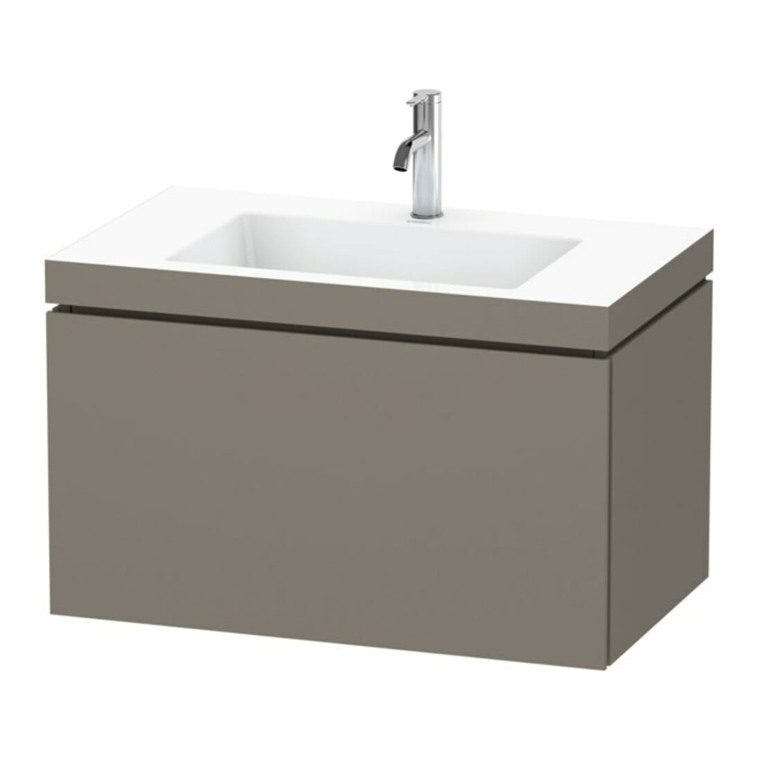 Duravit Waschtischunterschrank c-bonded L-Cube 80x48cm, 1 HL, f G m, 1 Ausz., wandhängend