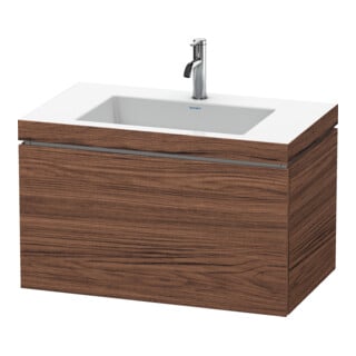 Duravit Waschtischunterschrank c-bonded L-Cube 80x48cm, 1 HL, N dkl., 1 Ausz., wandhängend