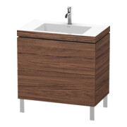 Duravit Waschtischunterschrank c-bonded L-Cube 80x48cm, 1 HL, N dkl., 2 Ausz., steh.