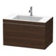 Duravit Waschtischunterschrank c-bonded L-Cube 80x48cm, 1 HL, N geb., 1 Ausz., wandhängend-1