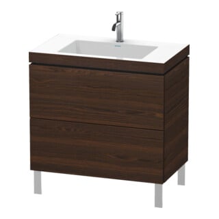 Duravit Waschtischunterschrank c-bonded L-Cube 80x48cm, 1 HL, N geb., 2 Ausz., steh.