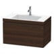 Duravit Waschtischunterschrank c-bonded L-Cube 80x48cm, 1 HL, N geb., 2 Schub., wandhängend-1