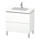 Duravit Waschtischunterschrank c-bonded L-Cube 80x48cm, 1 HL, we. ma, 2 Ausz., steh.-1