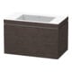 Duravit Waschtischunterschrank c-bonded L-Cube 80x48cm, o HL, E d geb., 1 Ausz., wandhängend-1