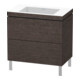 Duravit Waschtischunterschrank c-bonded L-Cube 80x48cm, o HL, E d geb., 2 Ausz., steh.-1