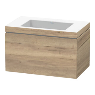 Duravit Waschtischunterschrank c-bonded L-Cube 80x48cm, o HL, Ei marm., 1 Ausz., wandhängend
