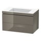 Duravit Waschtischunterschrank c-bonded L-Cube 80x48cm, o HL, f Gr hgl, 2 Schub., wandhängend-1