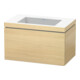 Duravit Waschtischunterschrank c-bonded L-Cube 80x48cm, o HL, med. Ei, 1 Ausz., wandhängend-1