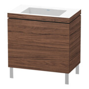 Duravit Waschtischunterschrank c-bonded L-Cube 80x48cm, o HL, N dkl., 2 Ausz., steh.