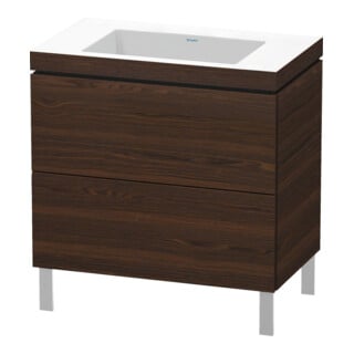 Duravit Waschtischunterschrank c-bonded L-Cube 80x48cm, o HL, N geb., 2 Ausz., steh.