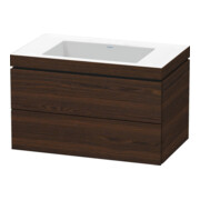 Duravit Waschtischunterschrank c-bonded L-Cube 80x48cm, o HL, N geb., 2 Schub., wandhängend