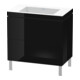 Duravit Waschtischunterschrank c-bonded L-Cube 80x48cm, o HL, sw hgl, 2 Ausz., steh.-1