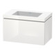 Duravit Waschtischunterschrank c-bonded L-Cube 80x48cm, o HL, we. hgl, 1 Ausz., wandhängend-1