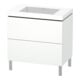 Duravit Waschtischunterschrank c-bonded L-Cube 80x48cm, o HL, we. ma, 2 Ausz., steh.-1