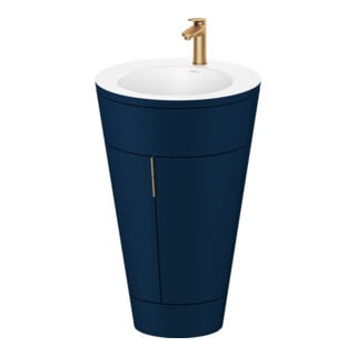 Duravit Waschtischunterschrank c-bonded Set Starck 1 56x86,4x60,5cm, st, G b ge, blau s-matt