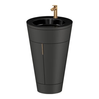 Duravit Waschtischunterschrank c-bonded Set Starck 1 56x86,4x60,5cm, st, G b ge, graph s-matt