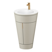 Duravit Waschtischunterschrank c-bonded Set Starck 1 56x86,4x60,5cm, st, G b geb., Tau s-matt