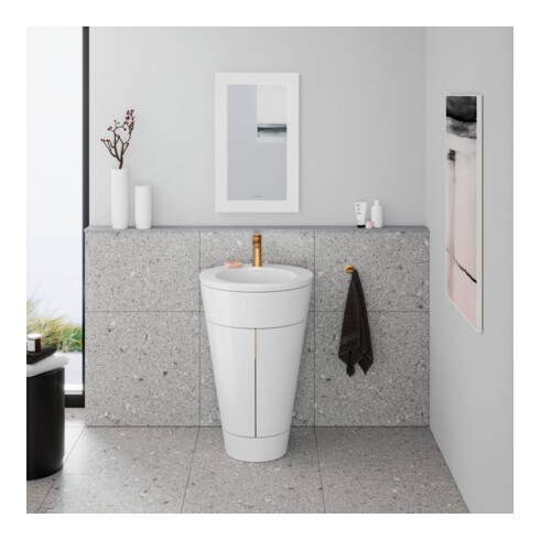 Duravit Waschtischunterschrank c-bonded Set Starck 1 56x86,4x60,5cm, st, G bron geb., we. hgl