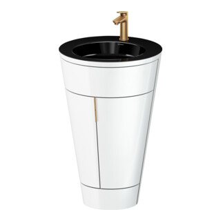 Duravit Waschtischunterschrank c-bonded Set Starck 1 56x86,4x60,5cm, st, G bron geb., we. hgl