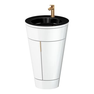 Duravit Waschtischunterschrank c-bonded Set Starck 1 56x86,4x60,5cm, st, G bron geb., we. hgl
