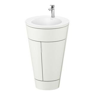 Duravit Waschtischunterschrank c-bonded Set Starck 1 56x86,4x60,5cm, st, G c, Nord we. s-matt