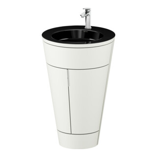 Duravit Waschtischunterschrank c-bonded Set Starck 1 56x86,4x60,5cm, st, G c, Nord we. s-matt