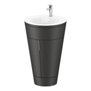 Duravit Waschtischunterschrank c-bonded Set Starck 1 56x86,4x60,5cm, st, G chr, graph s-matt