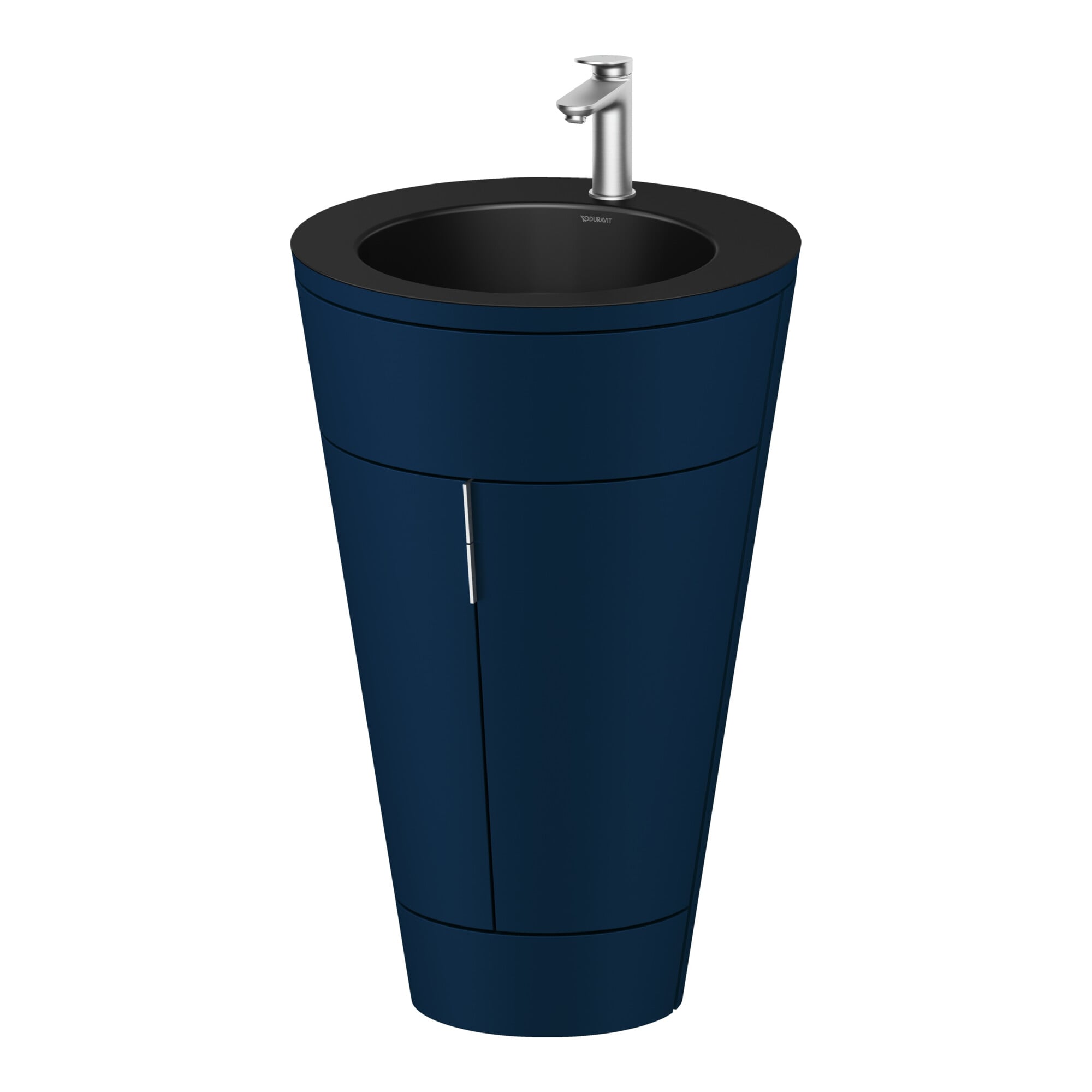 Duravit Waschtischunterschrank c-bonded Set Starck 1 56x86,4x60,5cm, st, G ES ge, blau s-matt
