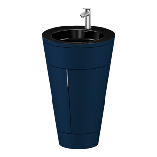 Duravit Waschtischunterschrank c-bonded Set Starck 1 56x86,4x60,5cm, st, G ES ge, blau s-matt