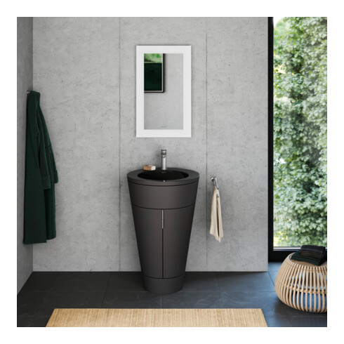 Duravit Waschtischunterschrank c-bonded Set Starck 1 56x86,4x60,5cm, st, G ES ge, gra s-matt