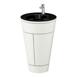 Duravit Waschtischunterschrank c-bonded Set Starck 1 56x86,4x60,5cm, st, G ES ge, No w s-matt