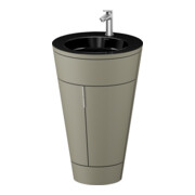 Duravit Waschtischunterschrank c-bonded Set Starck 1 56x86,4x60,5cm, st, G ES ge, st-g s-matt