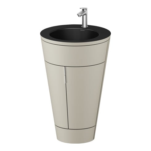 Duravit Waschtischunterschrank c-bonded Set Starck 1 56x86,4x60,5cm, st, G ES ge, Tau s-matt