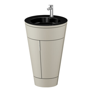 Duravit Waschtischunterschrank c-bonded Set Starck 1 56x86,4x60,5cm, st, G ES ge, Tau s-matt